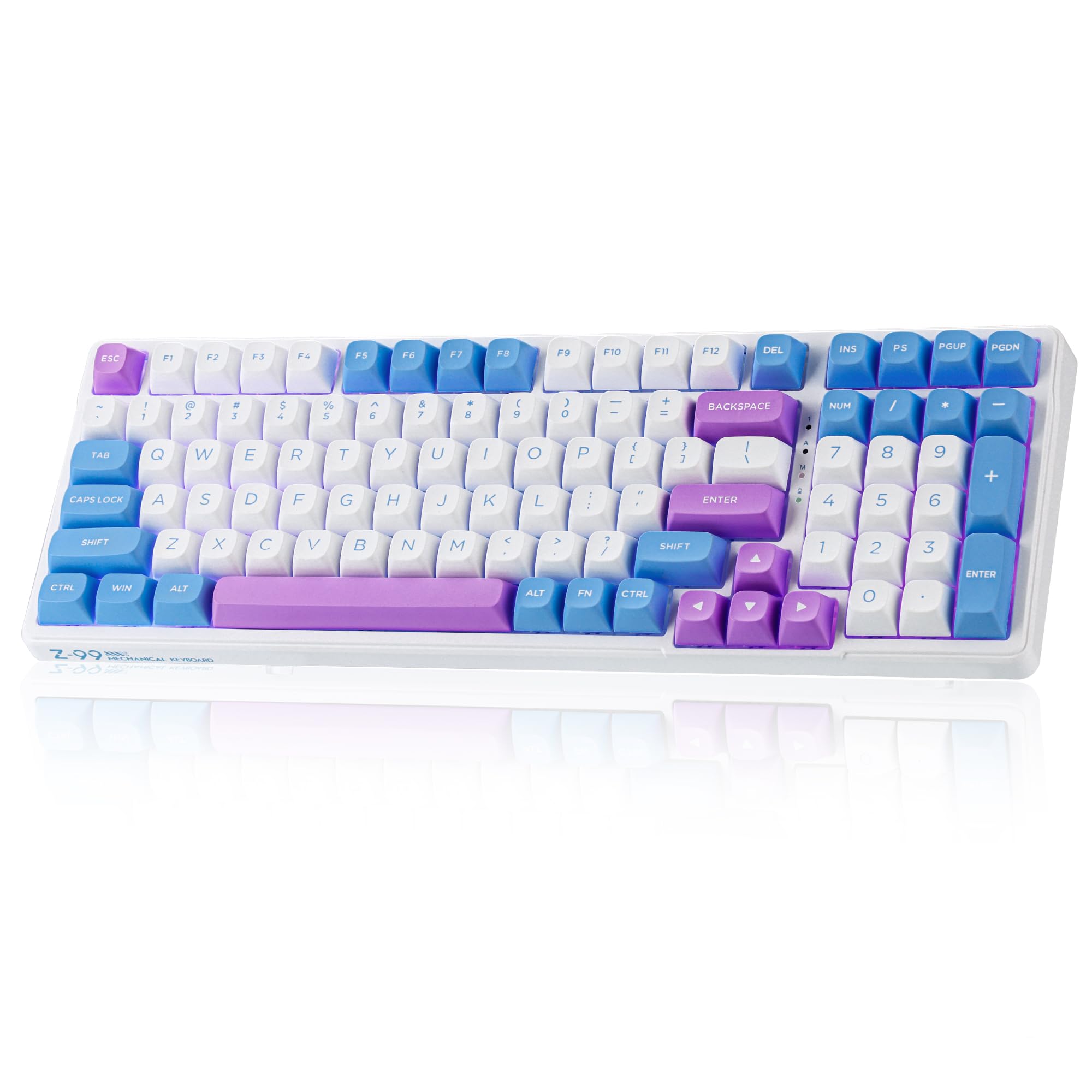 Amazon | E-YOOSO Z-99 96% ワイヤレス RGB メカニカル ゲーミング